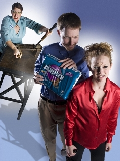 Kelly Elliot, Douglas H. Snyder and Laurel Johnson in Boom!